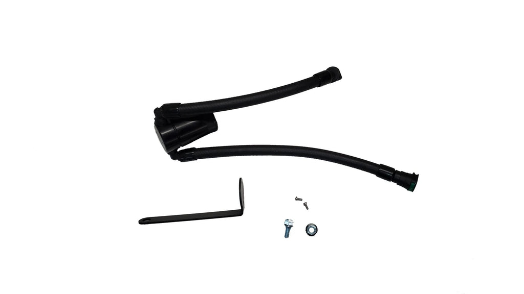 J&L Oil Separator 3.0 Passenger Side - Black Anodized Ford F150 Raptor R