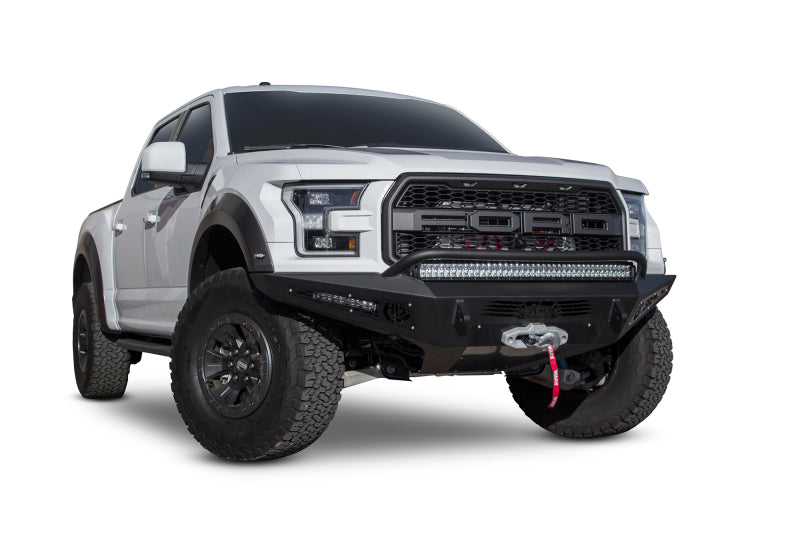 Addictive Desert Designs HoneyBadger Front Bumper w/ Winch Mount Ford Raptor (2017-2020)