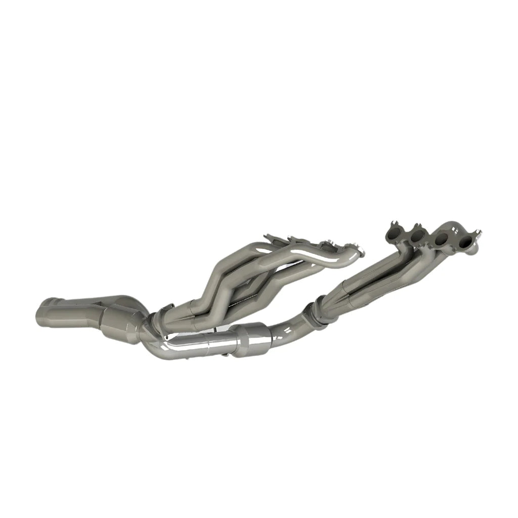 Raptor R Header Install Kooks 2in Header w/H.O. Green Catted Connection Ford Raptor R (2023 ...