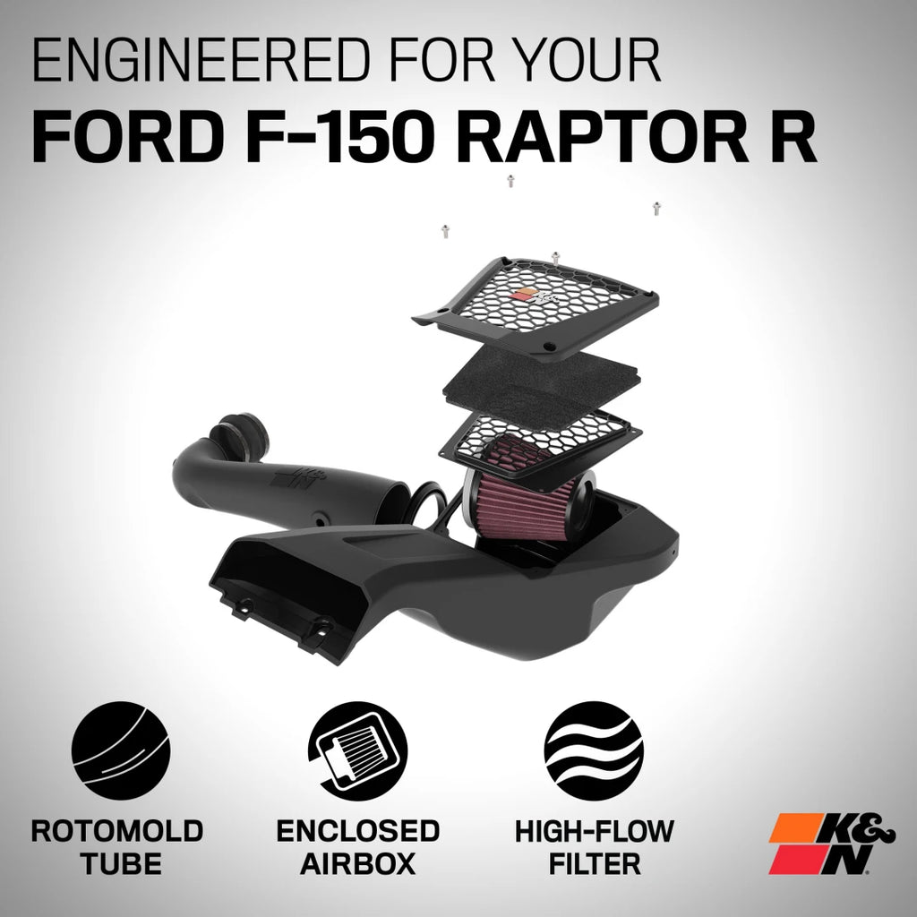 K&N Performance Air Intake System Ford Raptor R (2023+)