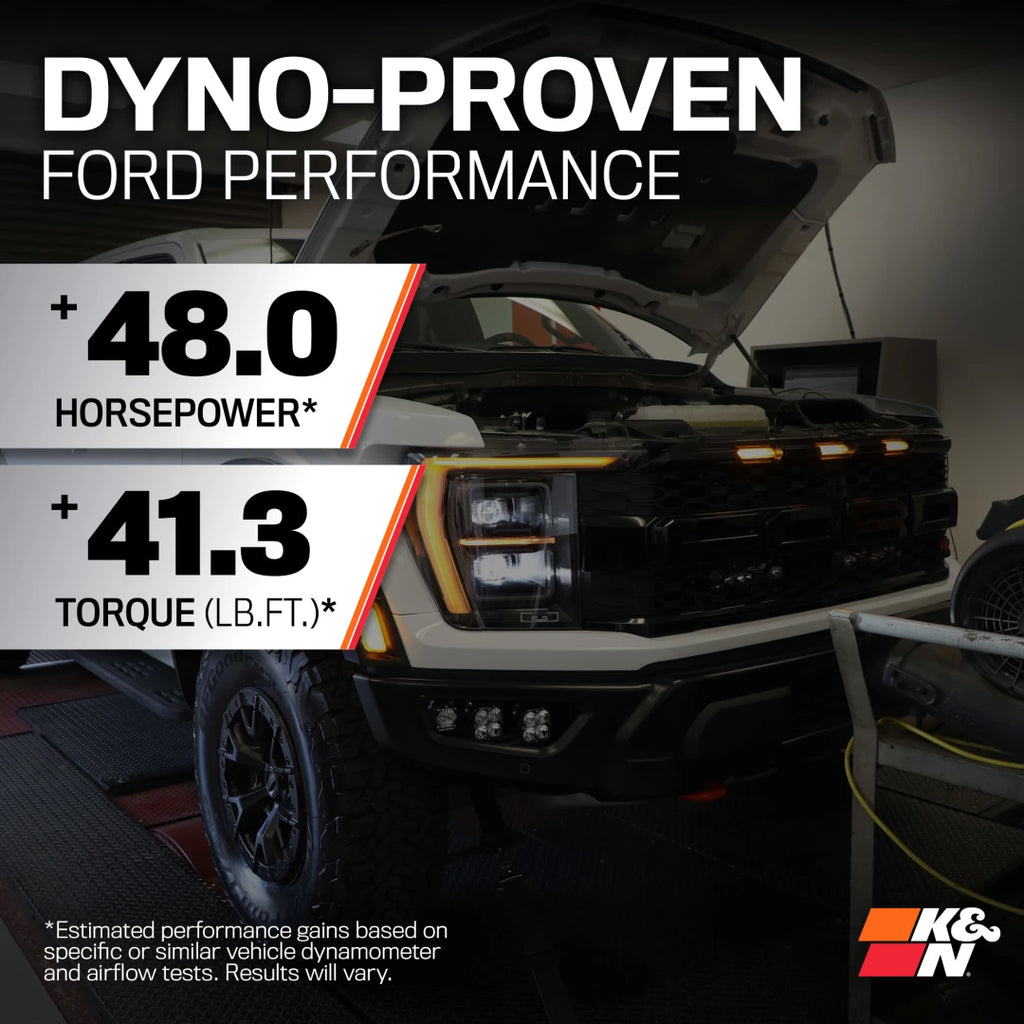 K&N Performance Air Intake System Ford Raptor R (2023+)
