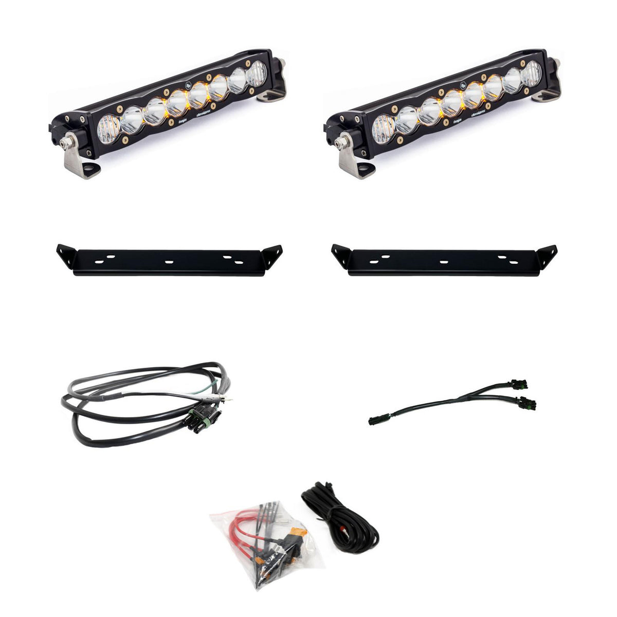 Baja Designs S8 Behind Grill Kit -10in Clear D/C Ford F150 Raptor / Raptor R (2021+)