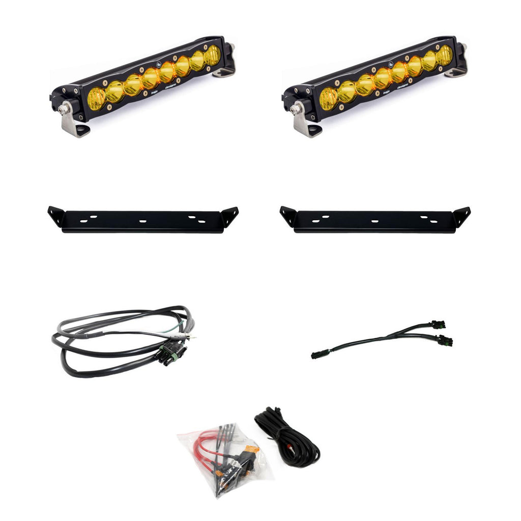 Baja Designs S8 Behind Grill Kit -10in Clear D/C Ford F150 Raptor / Raptor R (2021+)