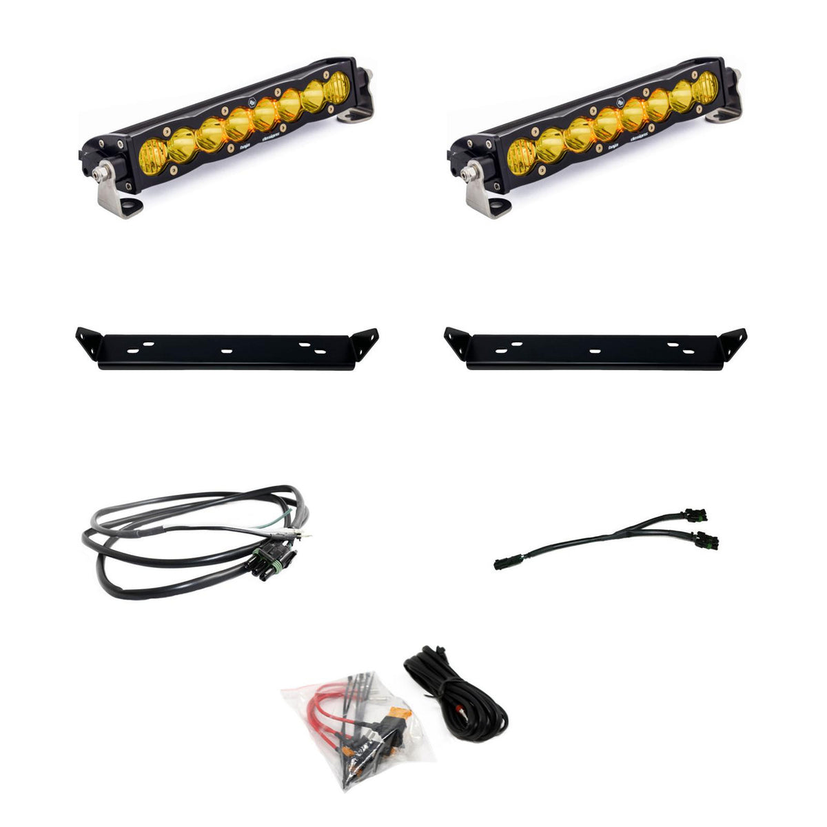 Baja Designs S8 Behind Grill Kit -10in Clear D/C Ford F150 Raptor / Raptor R (2021+)