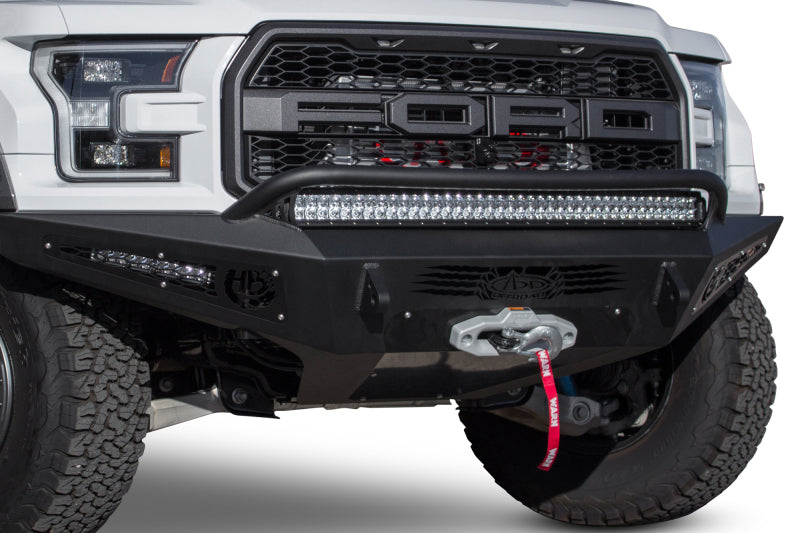 Addictive Desert Designs HoneyBadger Front Bumper w/ Winch Mount Ford Raptor (2017-2020)